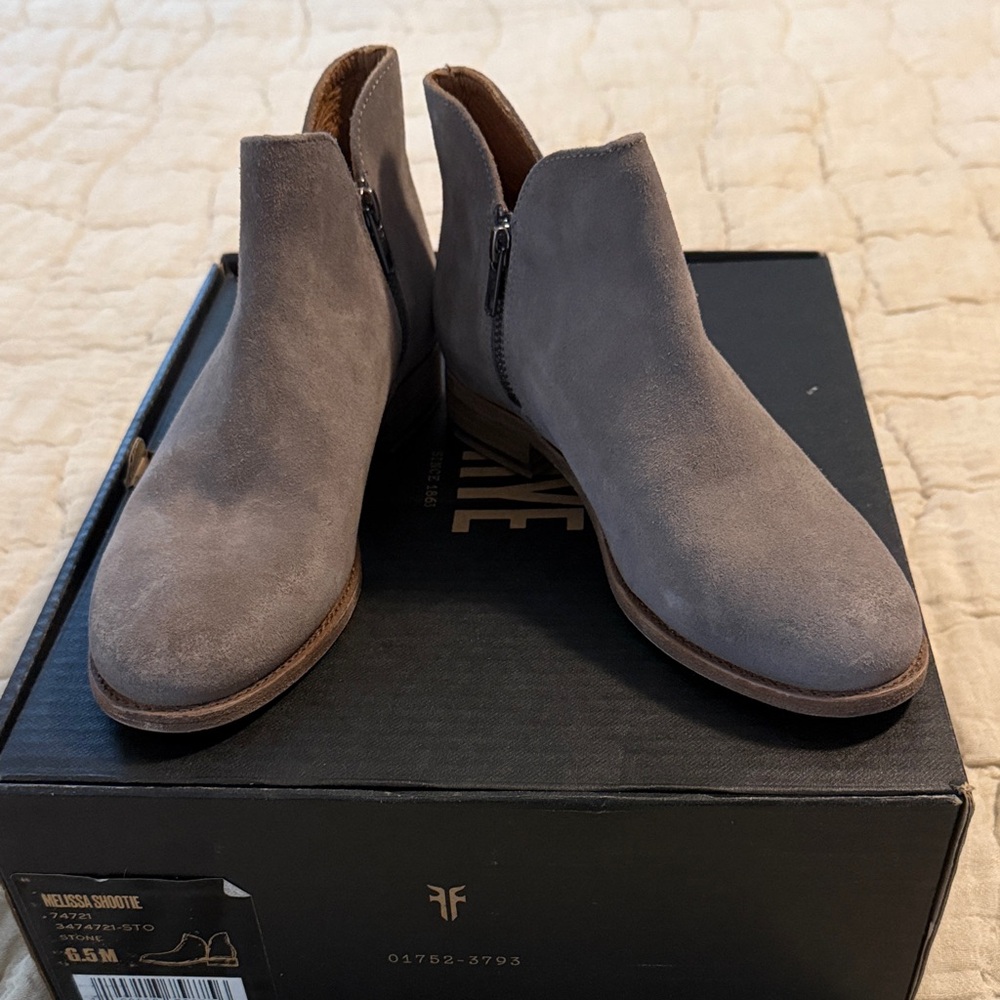 Frye Women’s Frye Suede Stone Ankle Boots size 6.5